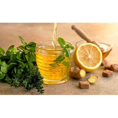 دمنوش به لیمو